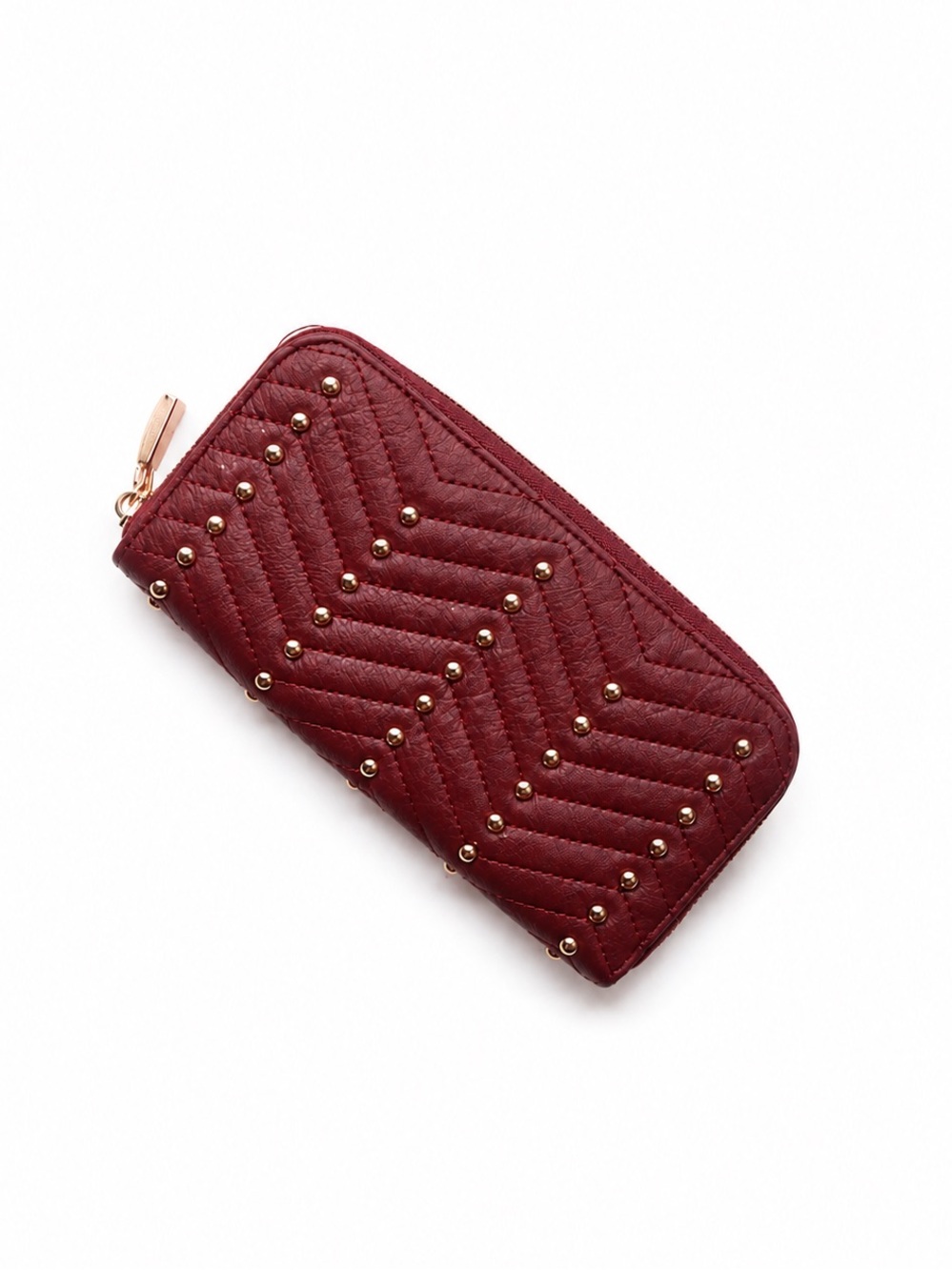 Burgundy Stud Wallet